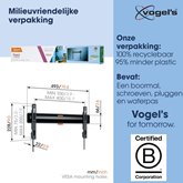 Vogel's COMFORT TVM 3405 SP | Vaste tv-beugel OLED | 32-77  3